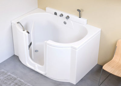 Vasca con sportello 150×70-85 – Ovale