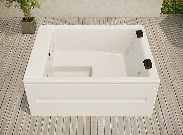 piscina piccola fuori terra e interrata