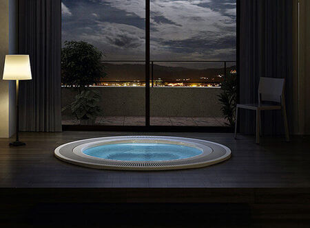 piscina con idromassaggio